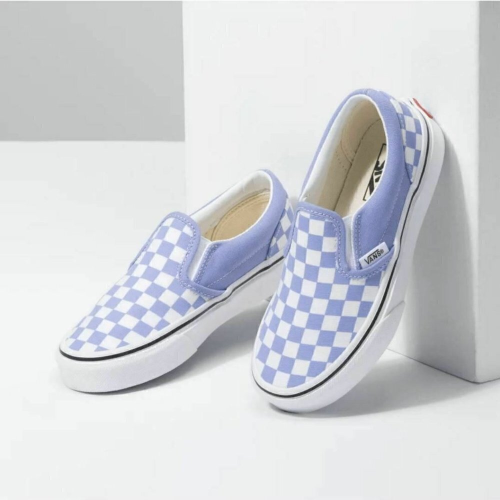Vans Classic Slip On (Checkerboard) Pale Iris shoes - Picture 3 of 13